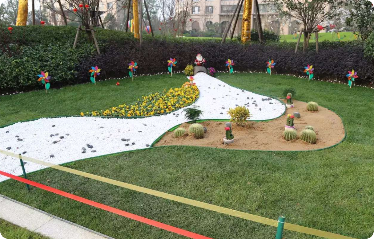 绿化景观小品施工